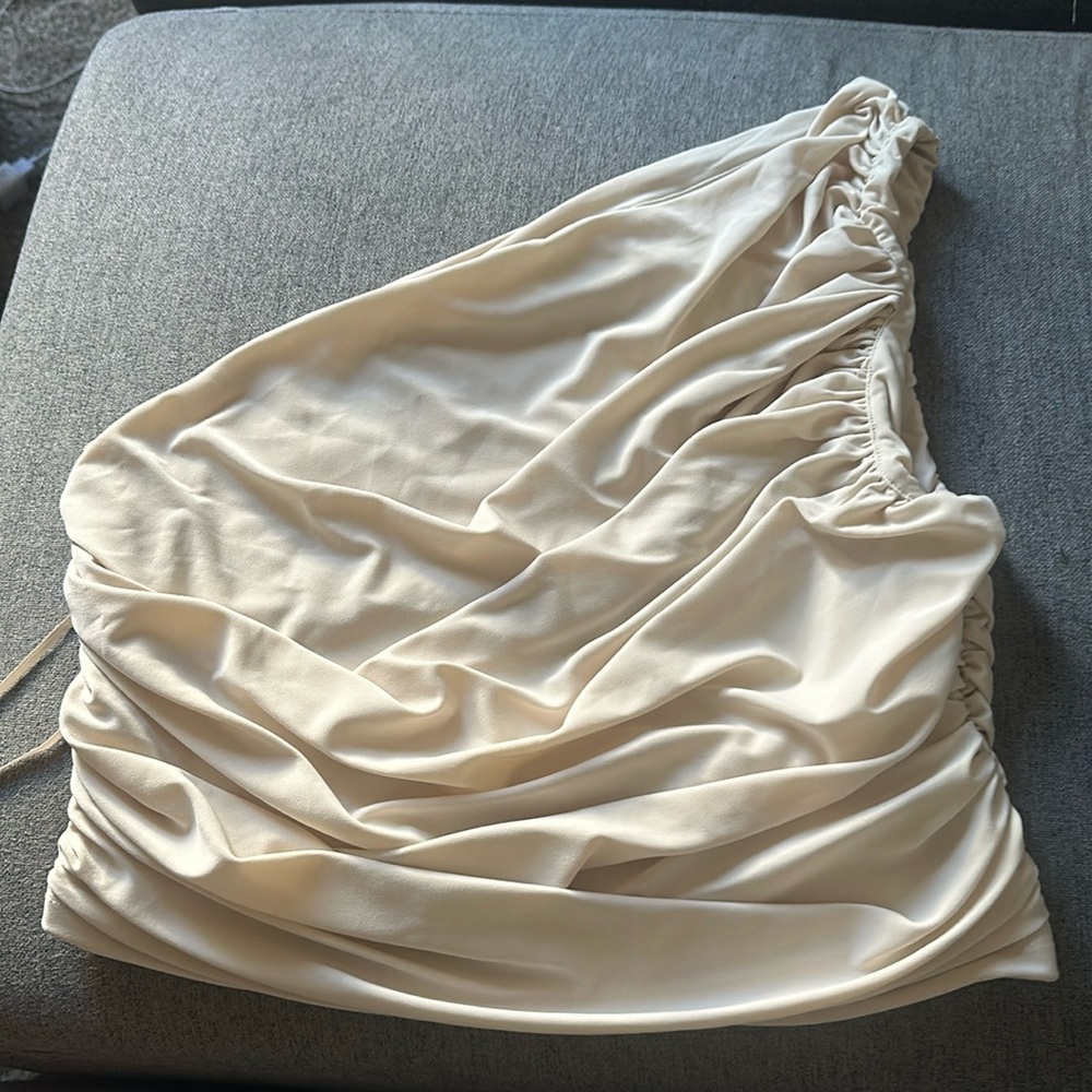 Express Fitted One Shoulder Top